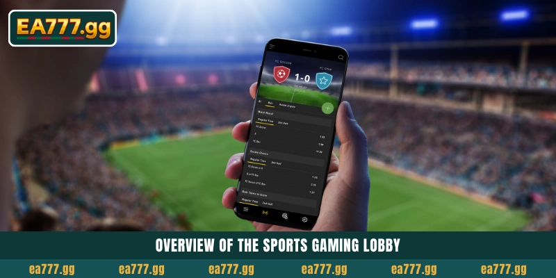 EA77-এ CMD Sports Live Football Betting এবং Cricket গাইড 2 Overview of the sports gaming lobby