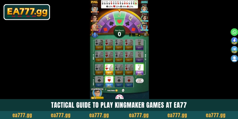 EA77 প্লেয়ারদের জন্য Kingmaker: পপুলার এশিয়ান Card Games প্রোভাইডার 5 Tactical guide to play Kingmaker games at EA77