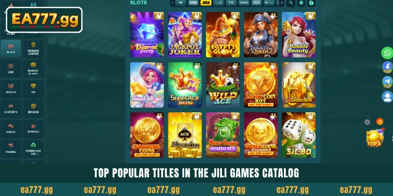EA77 প্ল্যাটফর্মে Jili Games: বাংলাদেশের টপ Slot প্রোভাইডারের ওভারভিউ 4 Top popular titles in the Jili Games catalog